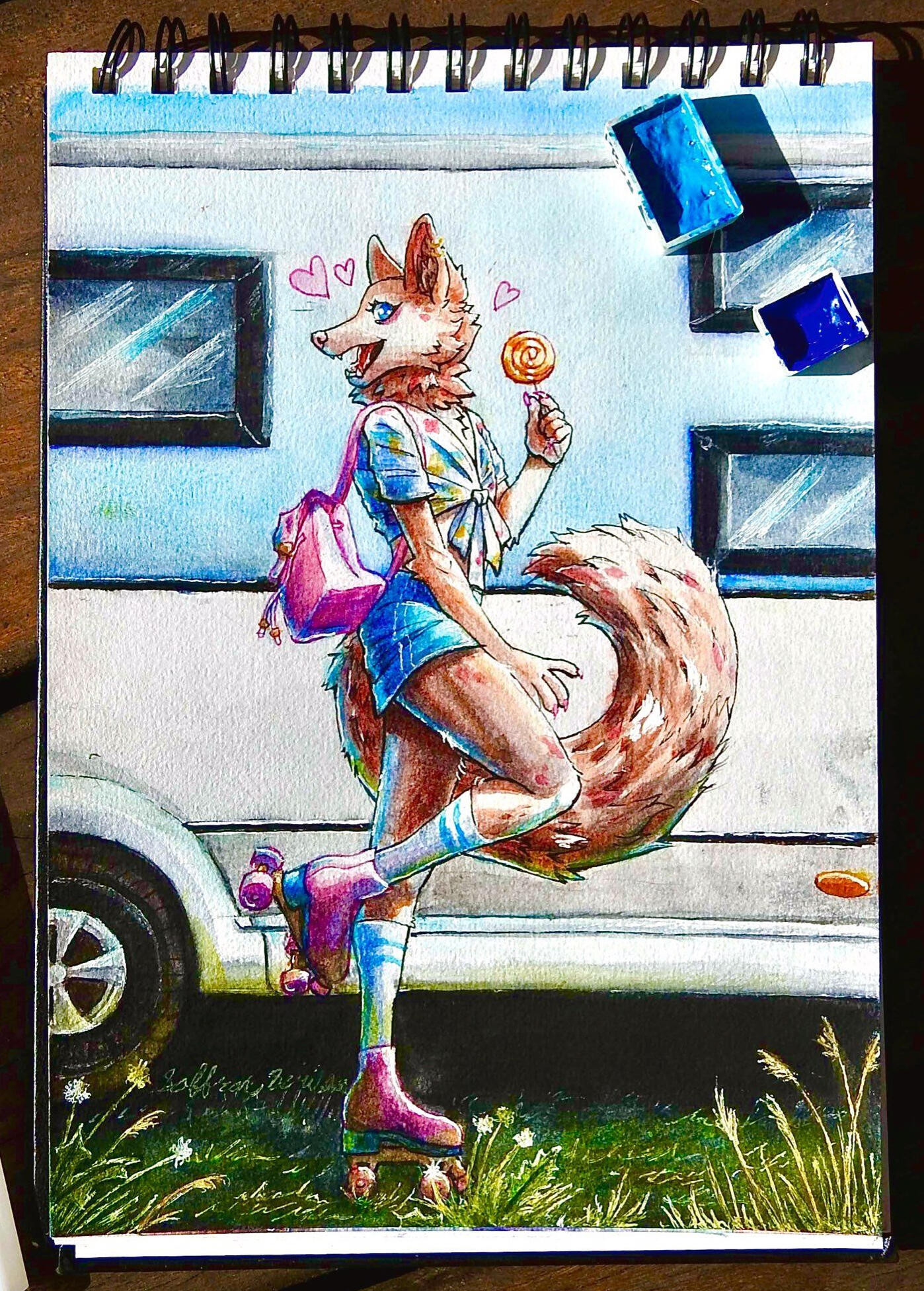 7”x10” scene